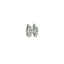 Orecchini a Cerchio in Argento 925 con Diamanti Lab-Grown Taglio Brillante.