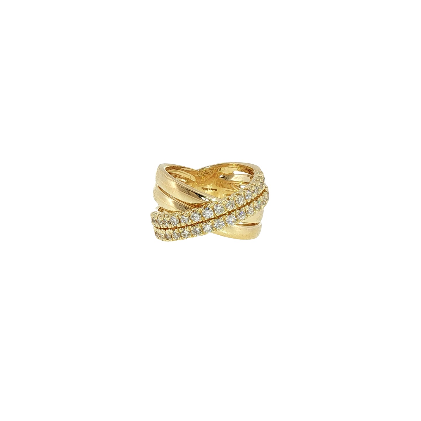 Anello in Argento 925 Con Diamanti Lab-Grown Taglio Brillante.