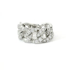 Groumette ring in white gold and brilliant-cut lab-grown diamonds, 1.65 carats.