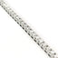 White gold wire tennis bracelet with brilliant-cut lab-grown diamonds, 5.54 carats.