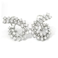 Drop earrings in white gold and brilliant-cut lab-grown diamonds, 5.13 carats.