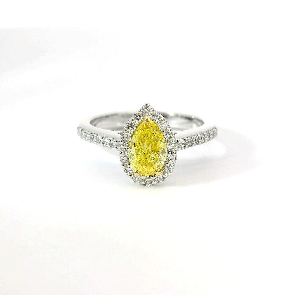 One of One – Yellow Pear Halo