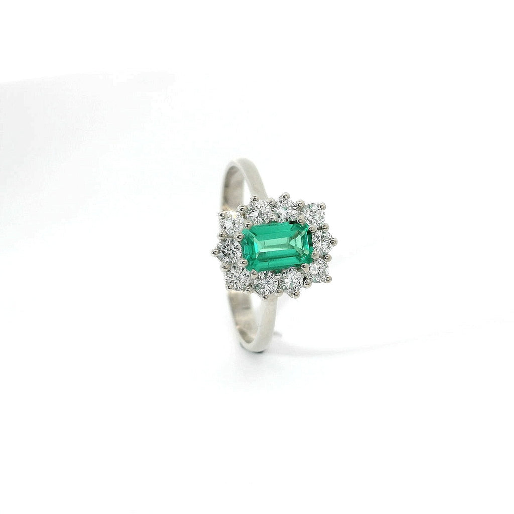 Anello Emerald Crown