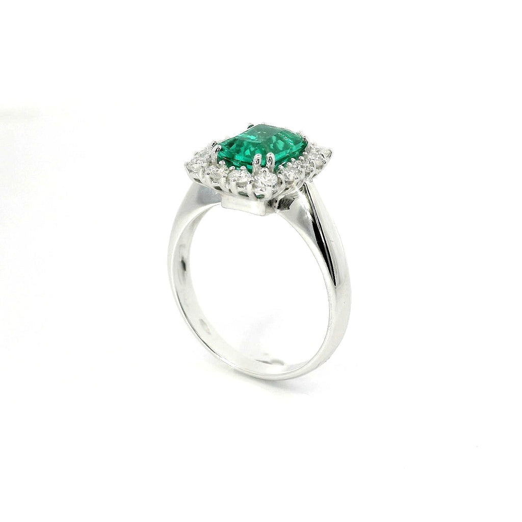 Anello Emerald Crown