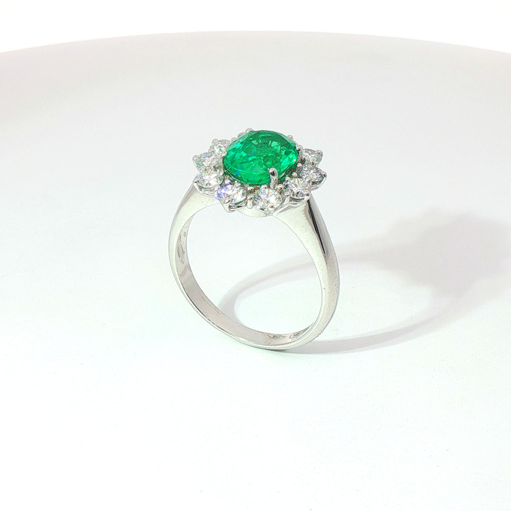 Anello Green Flower