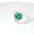 Anello Green Flower