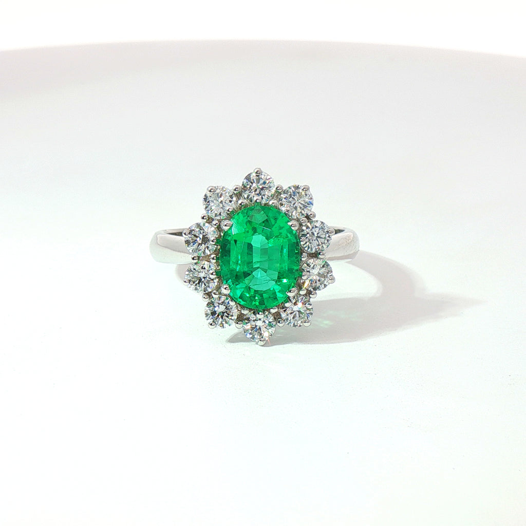 Anello Green Flower