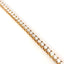 Bracciale tennis a filo in oro rosa e diamanti lab-grown taglio brillante, 4,50 carati.