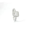 Anello Dreams in oro bianco con diamanti lab-grown taglio princess e brillante, 1,08 carati.