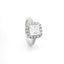 Anello dreams in oro bianco con diamanti lab-grown taglio princess e brillante, 2,52 carati.