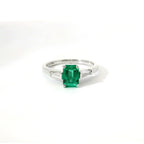Anello Emerald Taper Wings