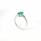 Anello Emerald Taper Wings
