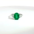 Anello Oval Heart Wings