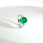 Anello Oval Heart Wings