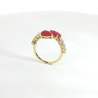 Anello Twin Pear
