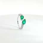 Anello Twin Pear
