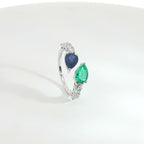 Anello Twin Pear