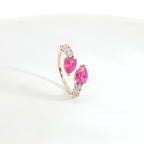 Anello Twin Pear