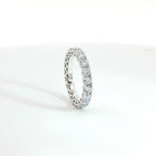 Eternity in oro bianco con diamanti Lab-Grown taglio brillante, 2,06 carati.