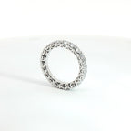 Eternity in oro bianco con diamanti Lab-Grown taglio brillante, 2,06 carati.
