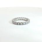Eternity in oro bianco con diamanti Lab-Grown taglio brillante, 2,06 carati.