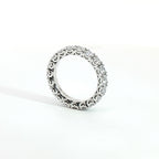 Eternity in oro bianco con diamanti Lab-Grown taglio brillante, 2,75 carati.