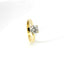 Solitario in oro giallo con diamante lab-grown taglio brillante, 0,92 carati.