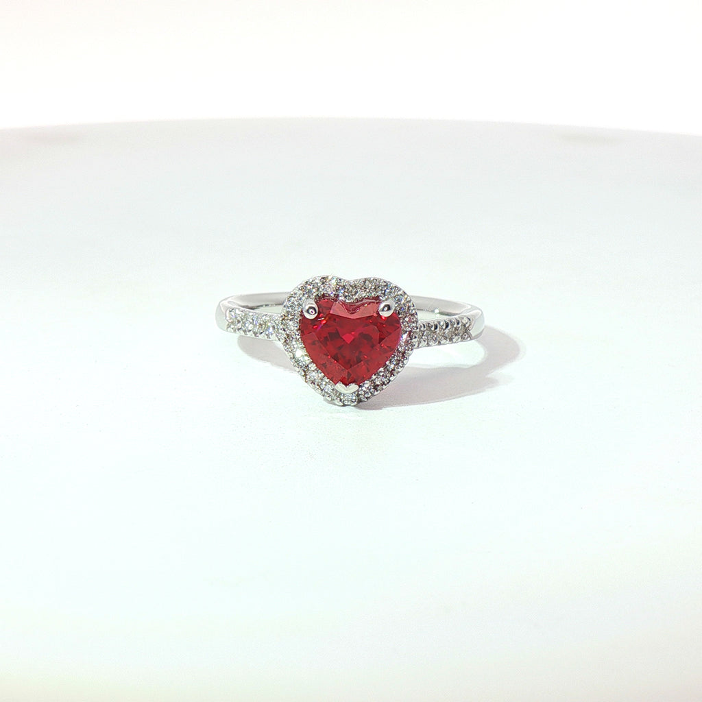 Anello Heart Halo