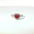 Anello Heart Halo