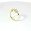 Anello Trilogy in oro giallo con diamanti Lab-Grown taglio brillante, 0,92 carati.