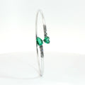 Bracciale Twin Hearts & drops
