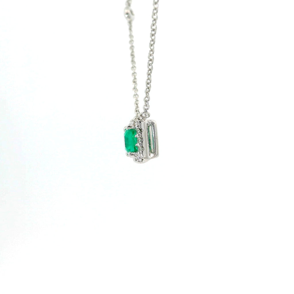 Girocollo Emerald Halo