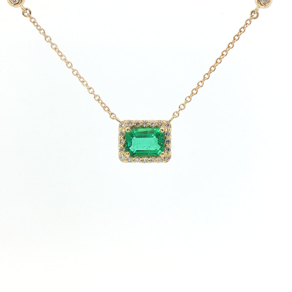 Girocollo Emerald Halo