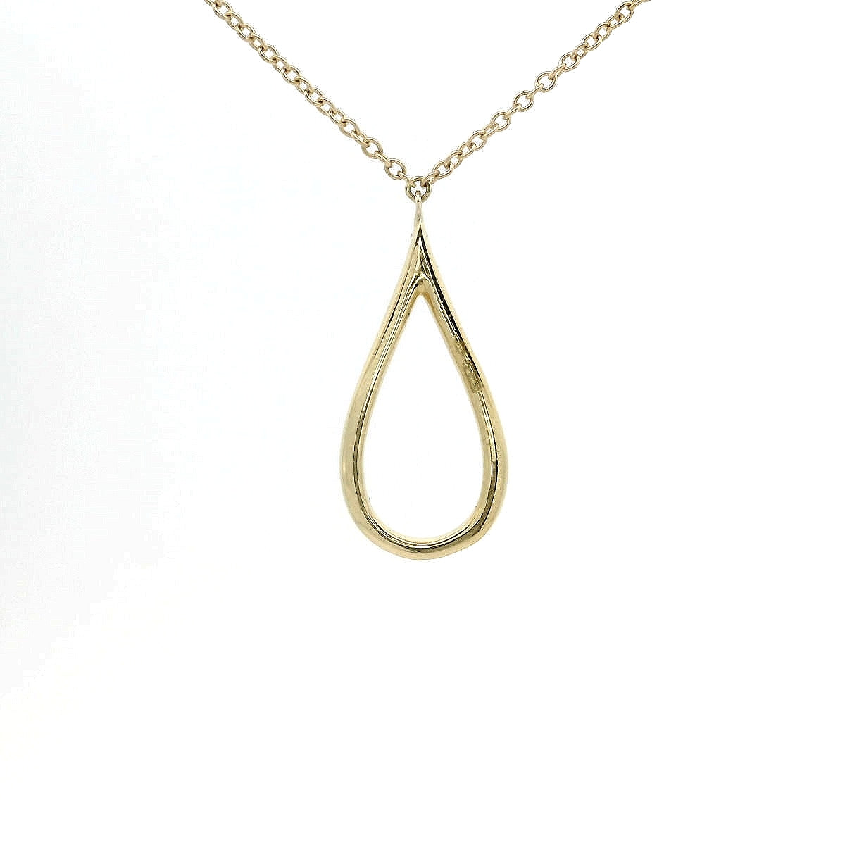 Girocollo con goccia e spot in oro giallo e diamanti lab-grown taglio brillante, 0,26 carati.