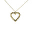Girocollo a cuore in oro giallo e diamanti lab-grown taglio brillante, 1,23 carati.
