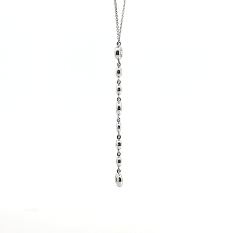 Girocollo in oro bianco con diamanti Lab-Grown taglio brillante, 0,56 carati.