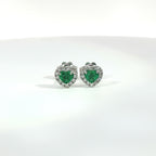 Orecchini Petite Heart Halo