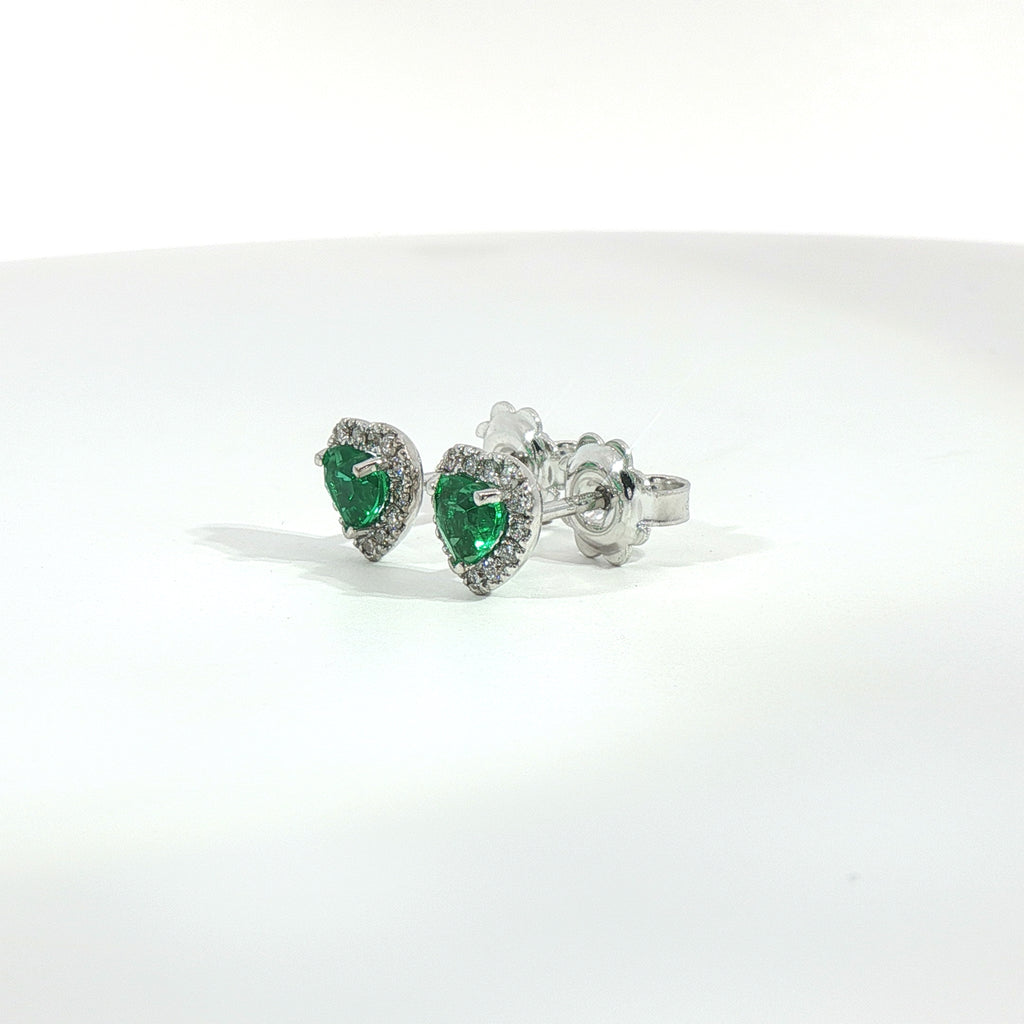 Orecchini Petite Heart Halo