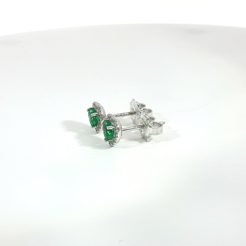 Orecchini Petite Heart Halo
