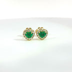 Orecchini Petite Heart Halo