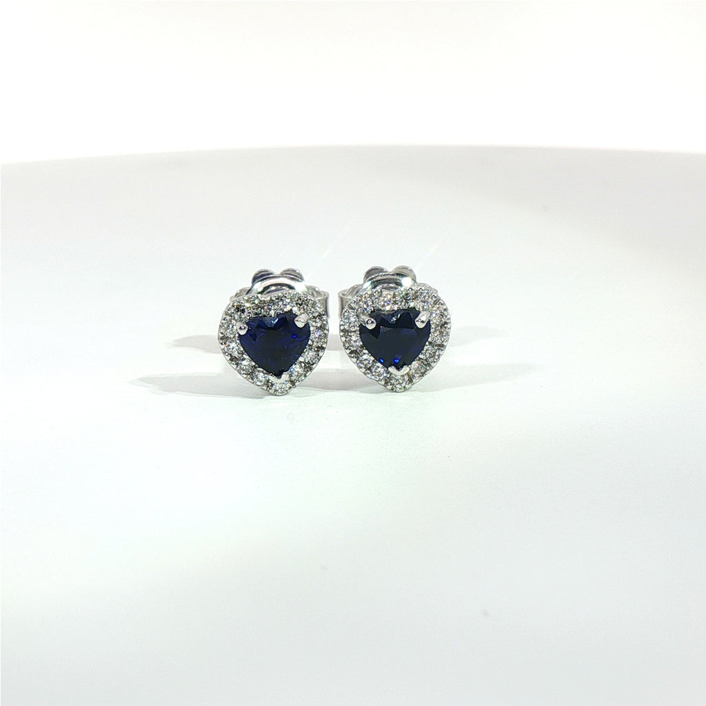 Orecchini Petite Heart Halo
