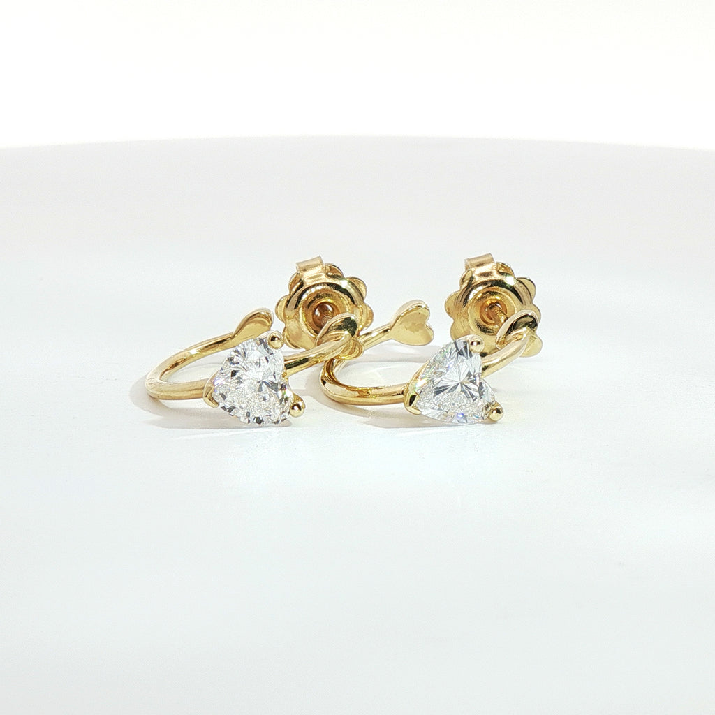 Orecchini Petite Open Heart