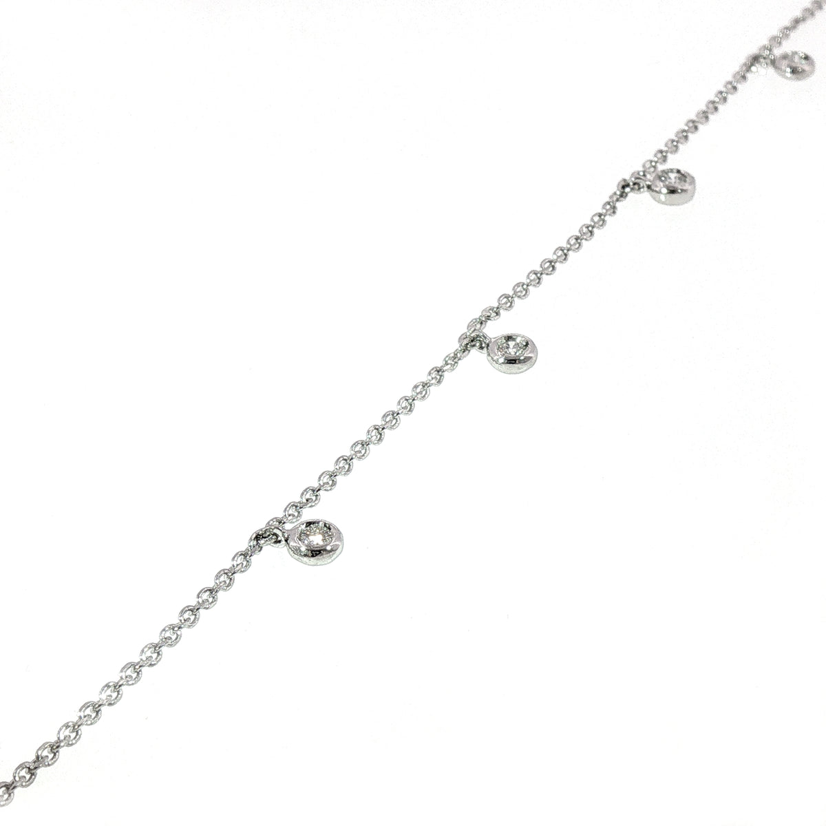 Bracciale in Argento 925 con Diamanti Lab-Grown Taglio Brillante