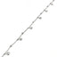 Bracciale in Argento 925 con Spot di Diamanti Lab-Grown Taglio Brillante