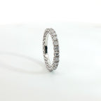 Eternity in oro bianco e diamanti lab-grown taglio brillante, 1,45 carati.