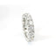 Comfortable eternity ring in white gold and brilliant-cut lab-grown diamonds, 5.10 carats.