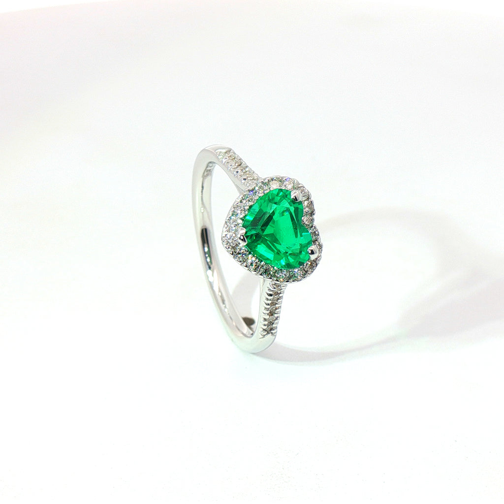 Anello Heart Halo