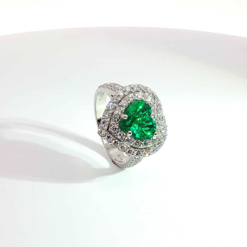 Fascia Emerald Royal Heart