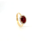 Anello Oval Halo