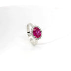 Anello Oval Halo